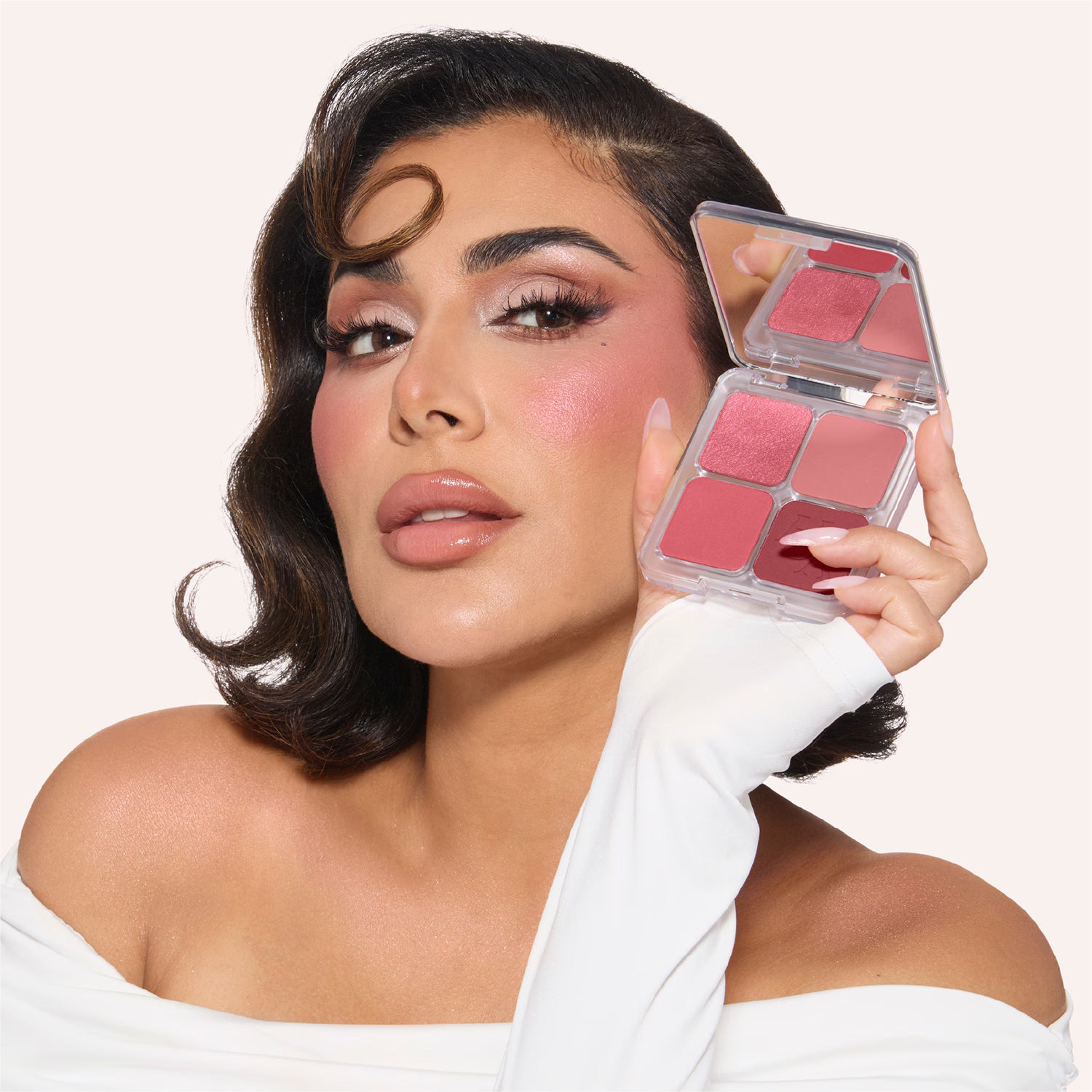 Blush Filter Blurring Blushlighters Palette - Palette Blush et Highlighter