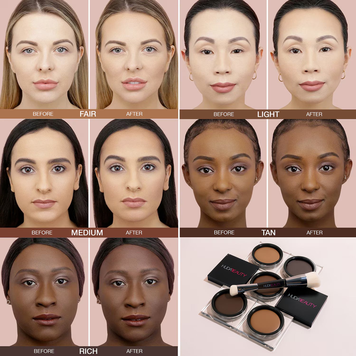 TANTOUR - Crème Effet Poudre Soleil & Contouring